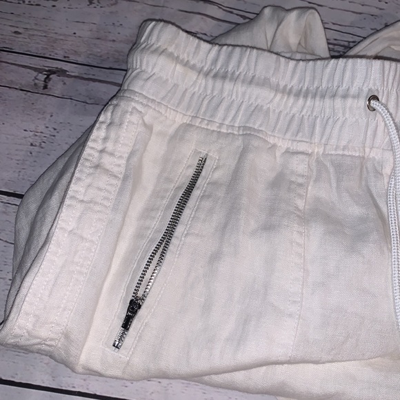 NWT White Cabo Linen Wide Leg Pant - Picture 5 of 8